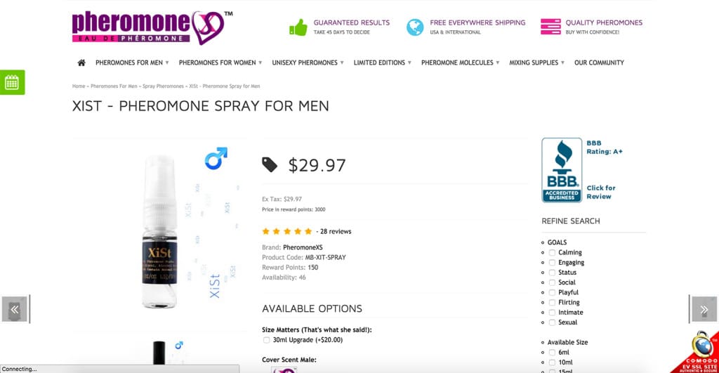 Pheromones XS