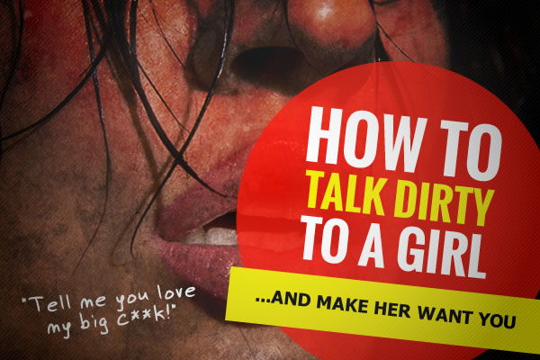 How to talk dirty to a girl featured image with provocative quote and seductive design