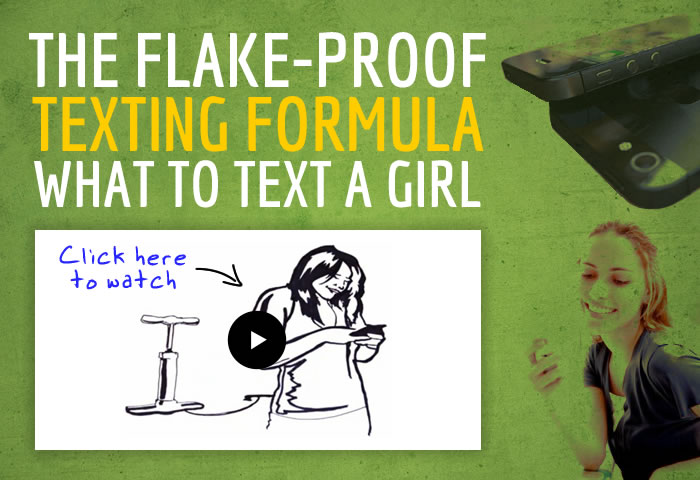 Video explaining how to text girls