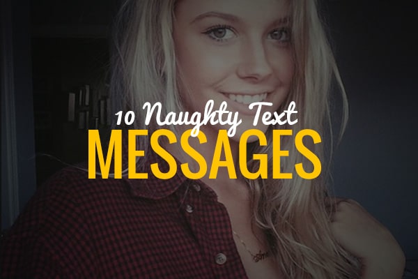 Cute girl smiling with the words "Sexting messages to send to your girlfriend."