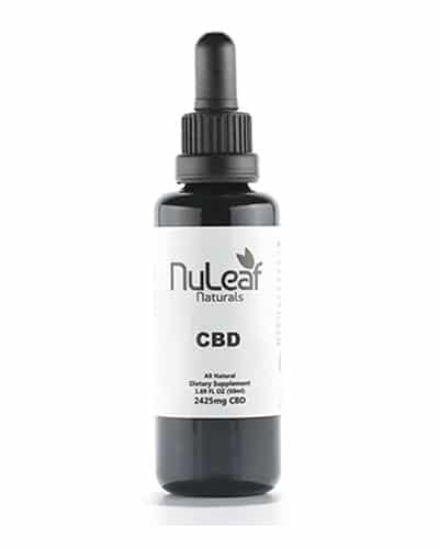 Product photo of NuLeaf Naturals tincture oil.