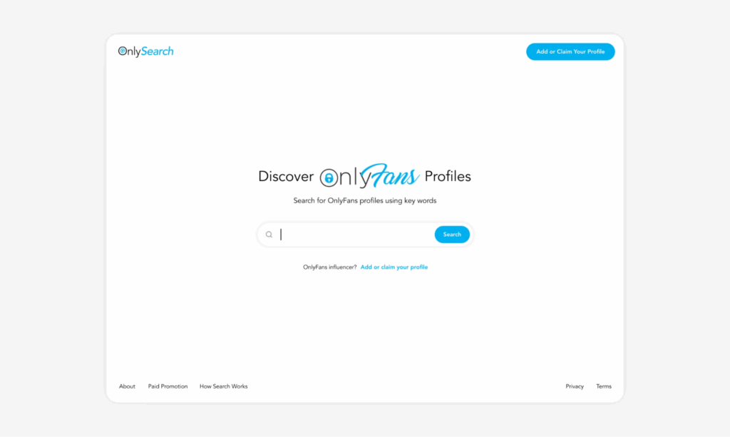 How to Search OnlyFans